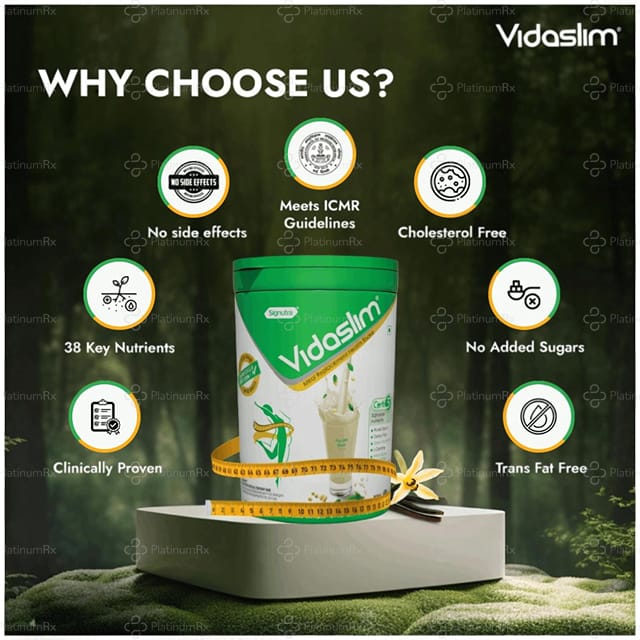 Vidaslim Vanilla Elixir Protein Powder 400gm