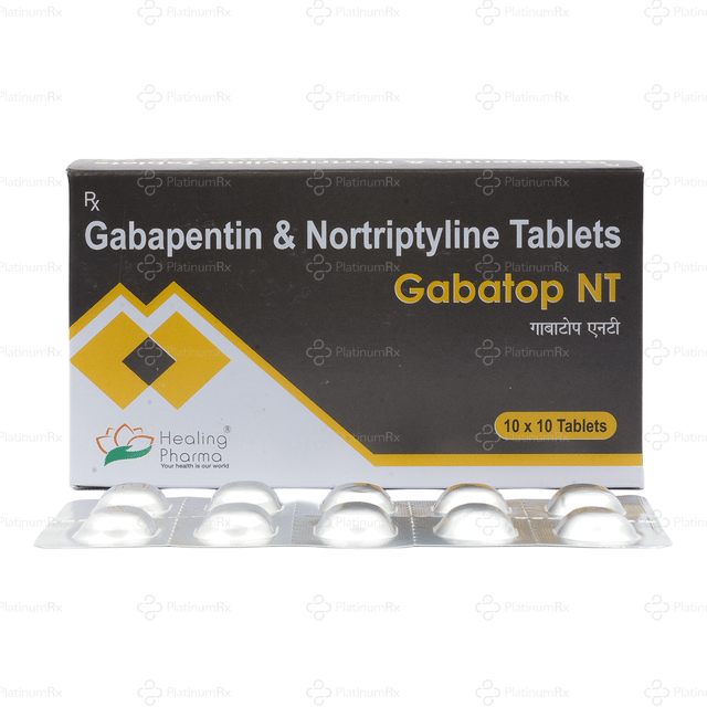 Gabatop NT 400/10mg Tablet 10s (Healing)