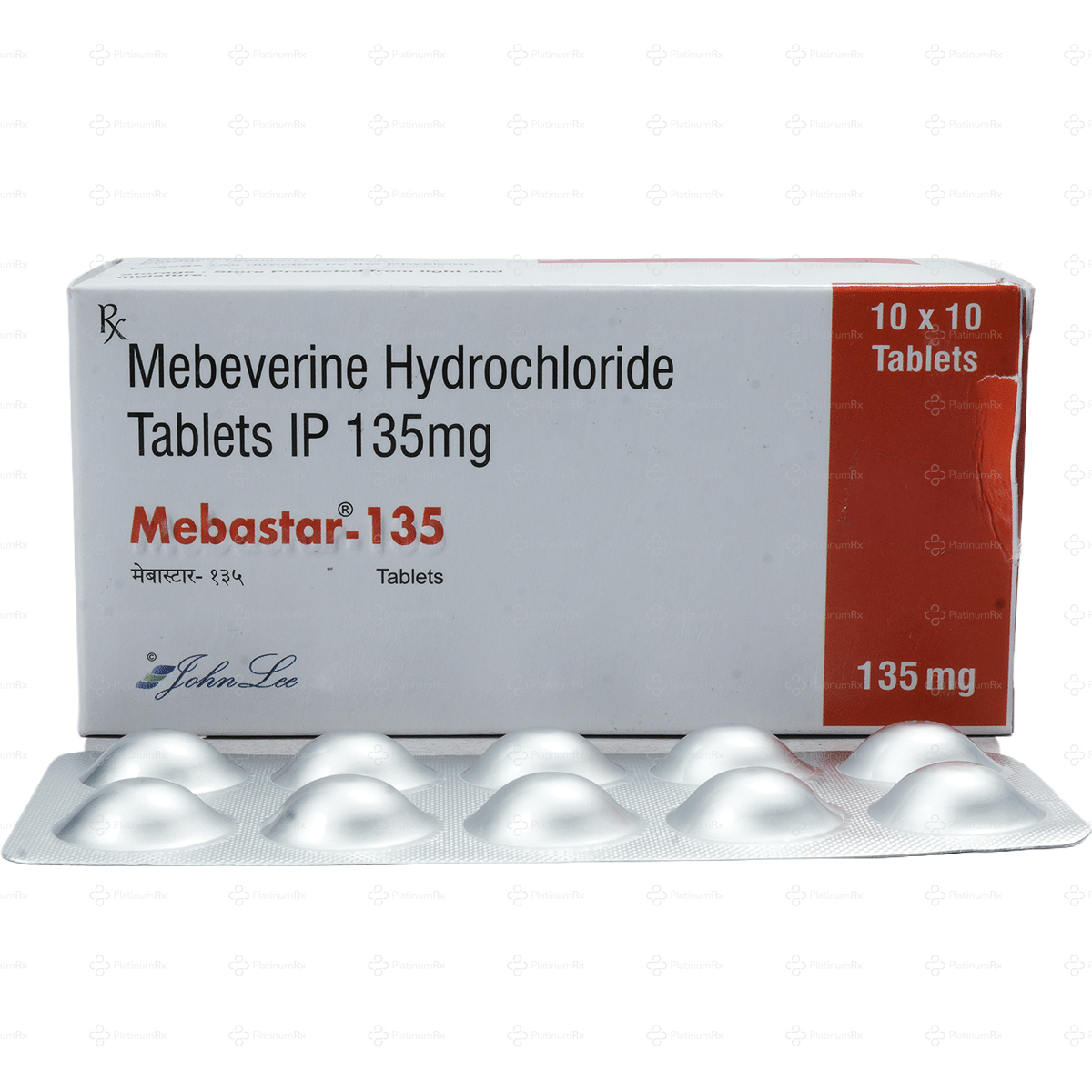 Mebastar 135mg Tablet 10s