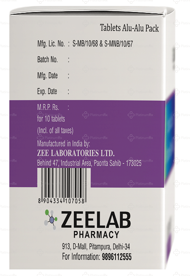 Linazem M 2.5/500mg Tablet 10s