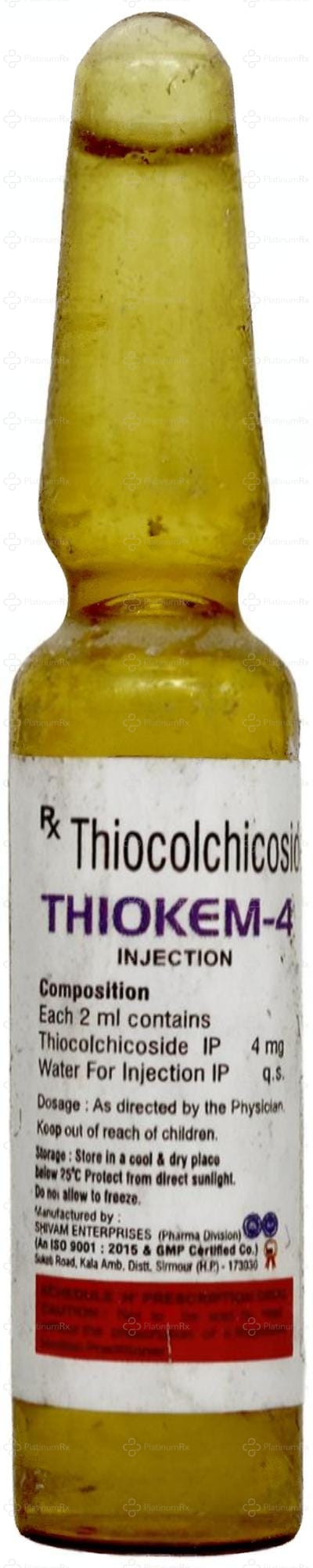Thiokem 4mg Injection 1X2ml