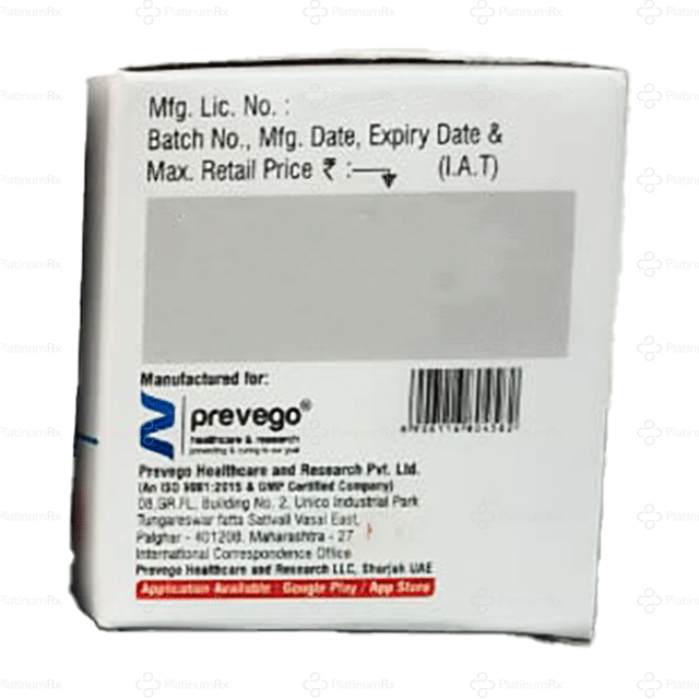 Prevegos Pancreote 150mg Capsule 10s