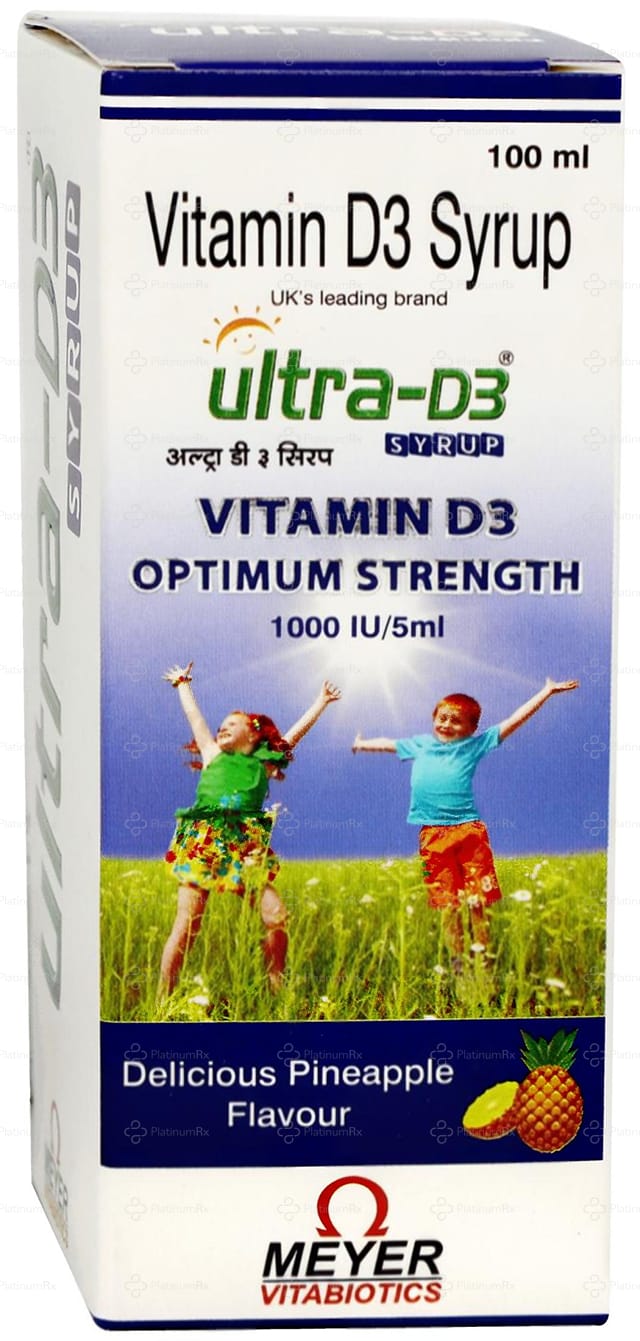 Ultra D3 1000IU Delicious Pineapple Syrup 100ml