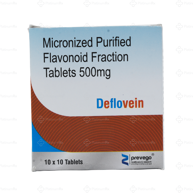 Deflovein 500mg Tablet 10s