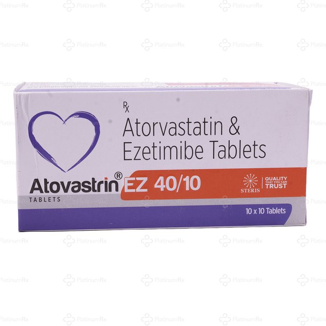 Atovastrin Ez 40/10mg Tablet 10s