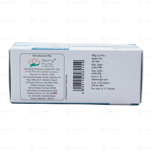 Iverheal 12mg Tablet 10s