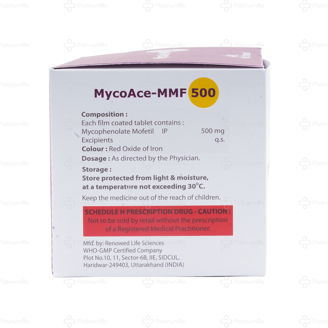 Mycoace MMF 500mg Tablet 10s