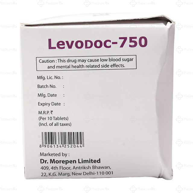 Levodoc 750mg Tablet 10s
