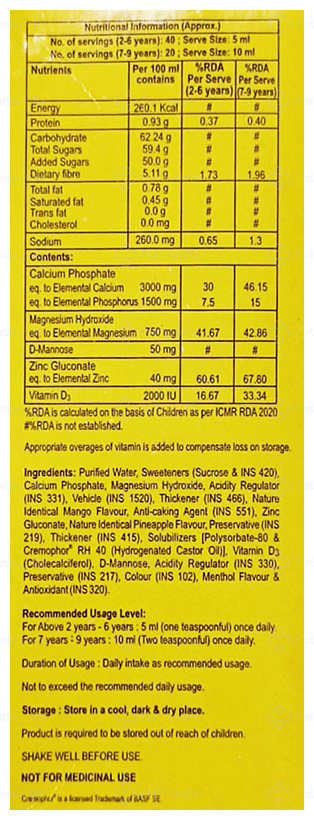 Caldikind P Delicious Mango Oral Suspension 200ml