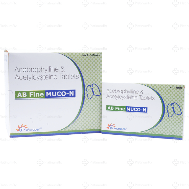 AB Fine Muco N 100/600mg Tablet 10s