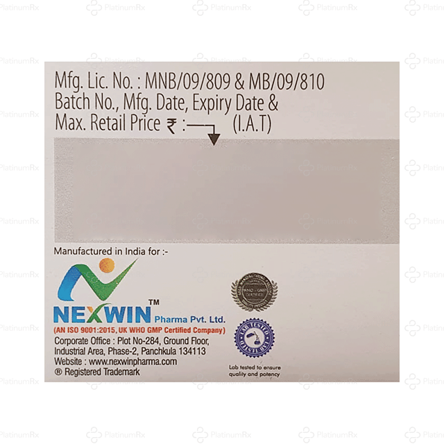 Nextdapa VG 10/100mg Tablet SR 10s