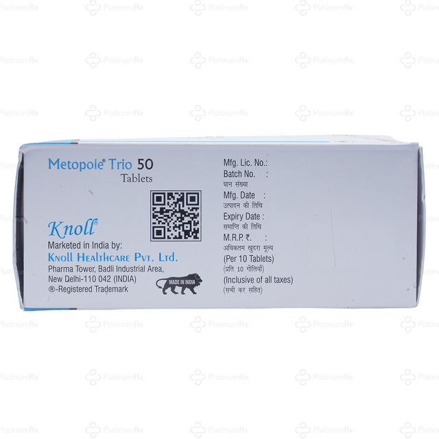 Metopole Trio 10/50/40mg Tablet ER 10s