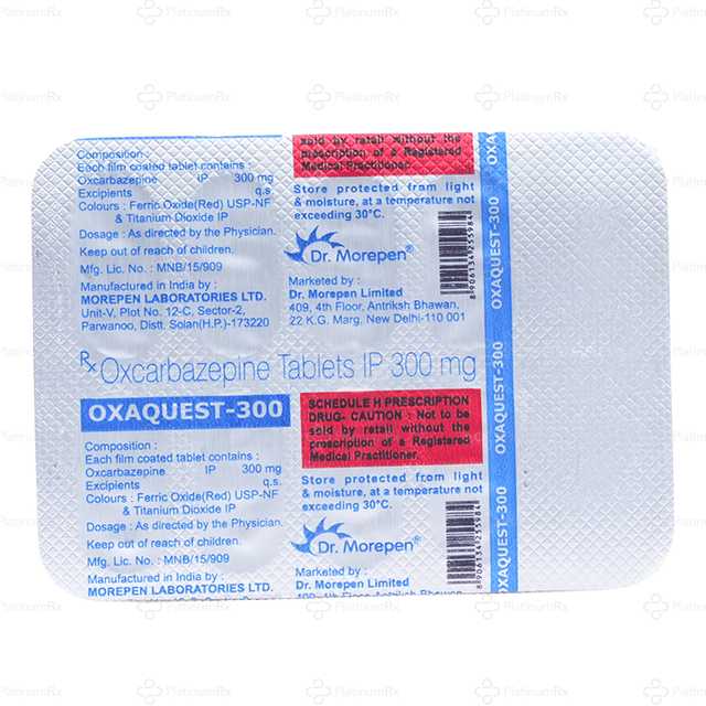 Oxaquest 300mg Tablet 10s