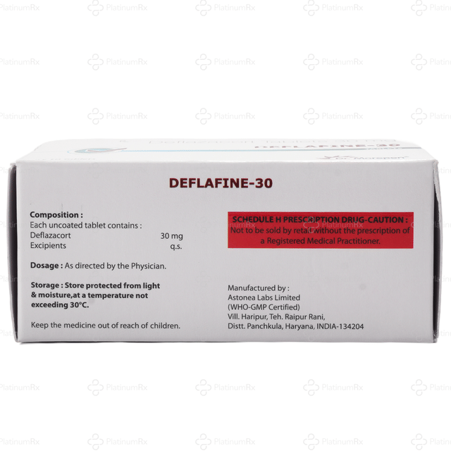 Deflafine 30mg Tablet 10s