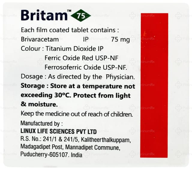 Britam 75mg Tablet 10s