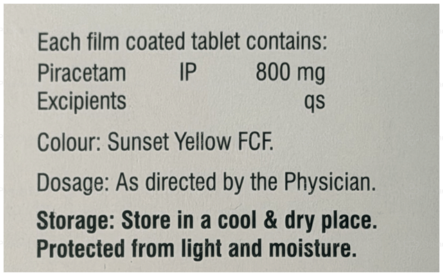 Piragold 800mg Tablet 10s