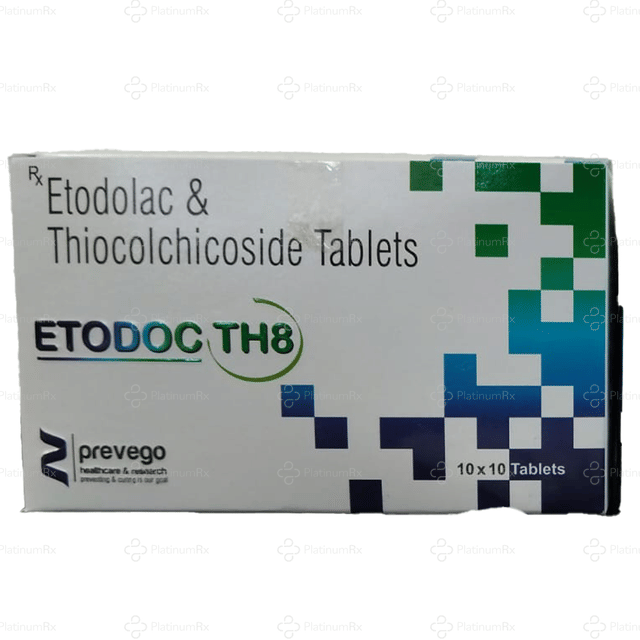 Etodoc TH 400/8mg Tablet 10s