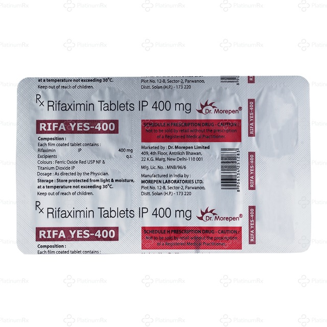 Rifayes 400mg Tablet 10s