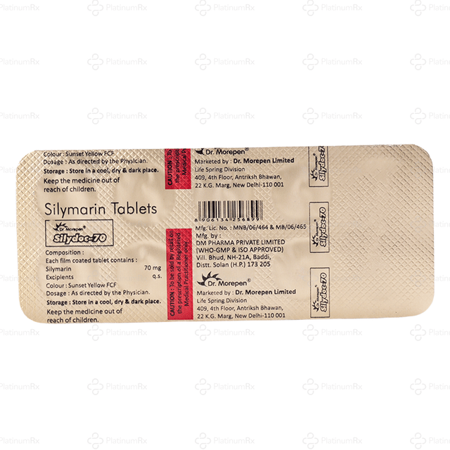 Silydoc 70mg Tablet 10s