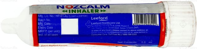 Nozcalm Inhaler 1s
