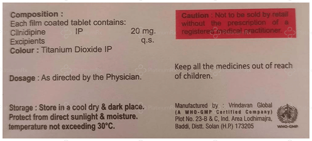 Cdvas 20mg Tablet 10s