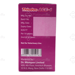 Thiodoc Ace 100/4mg Tablet 10s