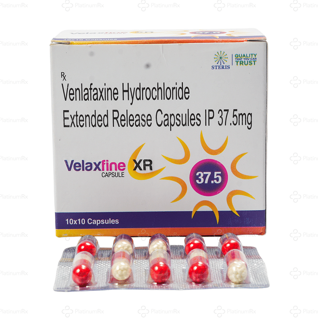 Velaxfine XR 37.5mg Capsule ER 10s
