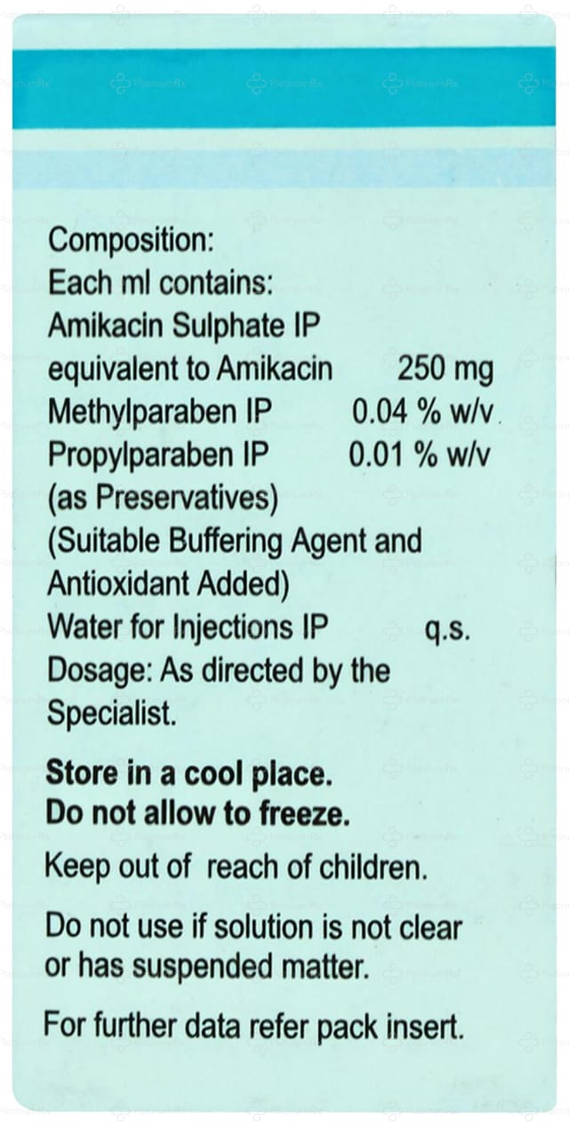 Mikacin 1000mg Injection 4ml