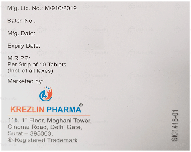 Glykrez MV 80/500/0.3mg Tablet SR 10s