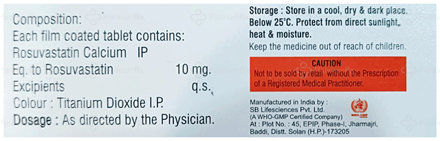 Rosevia 10mg Tablet 15s