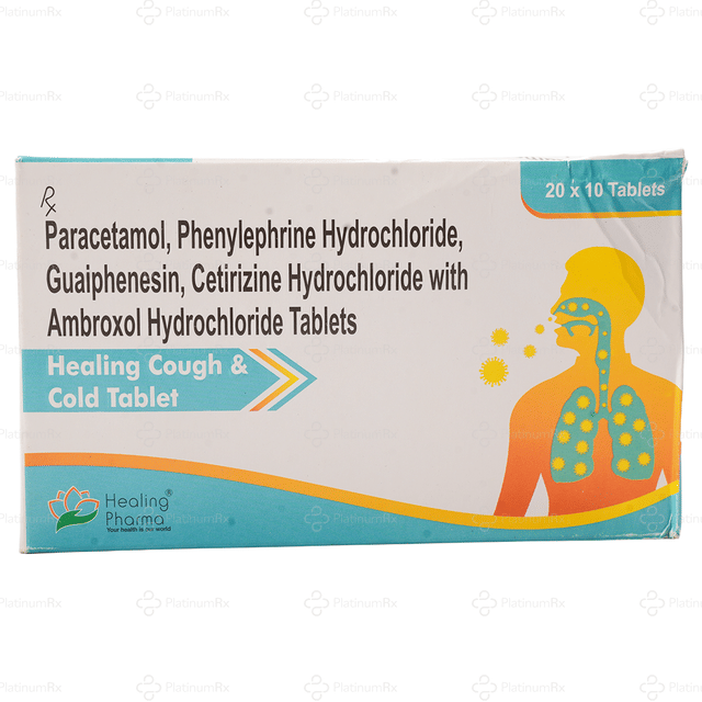 Healing Cough And Cold Tablet 10s