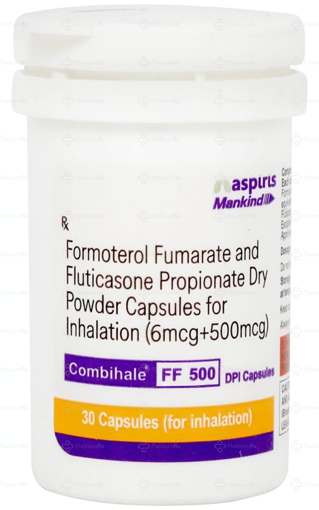Combihale FF 500/6mcg DPI Capsule 30s