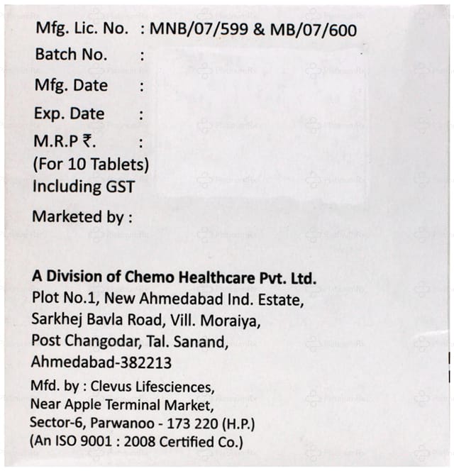 Zaxaglit M 5/500mg Tablet ER 10s