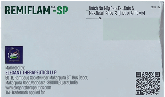 Remiflam SP 100/325/15mg Tablet 10s