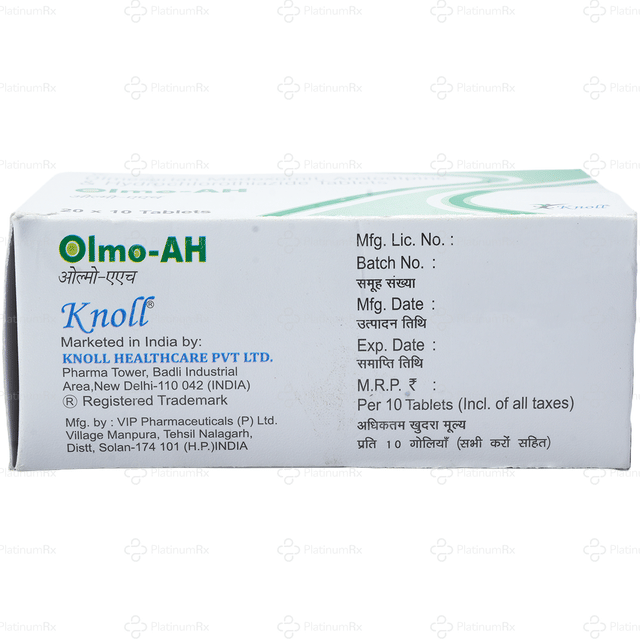 Olmo AH 20mg/5mg/12.5mg Tablet 10s