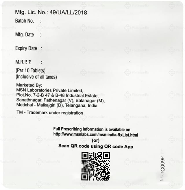 Linanext M ER 2.5/500mg Tablet 10s