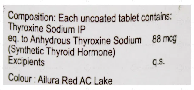 Thyroneed 88mcg Tablet 120s