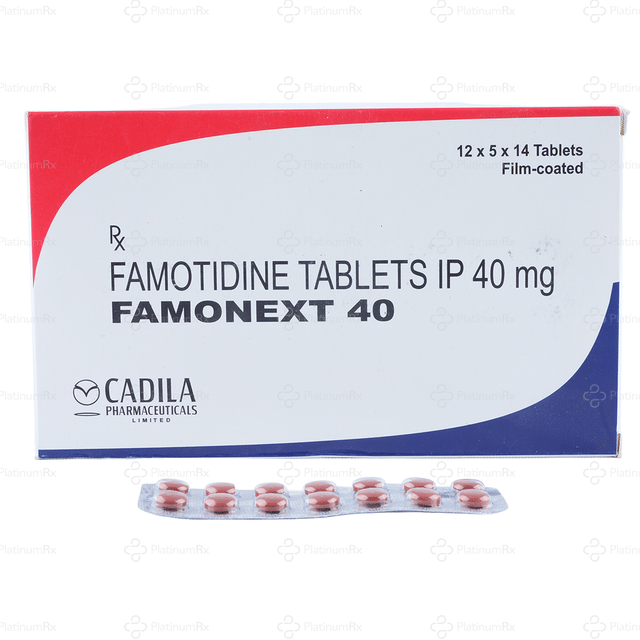 Famonext 40mg Tablet 14s