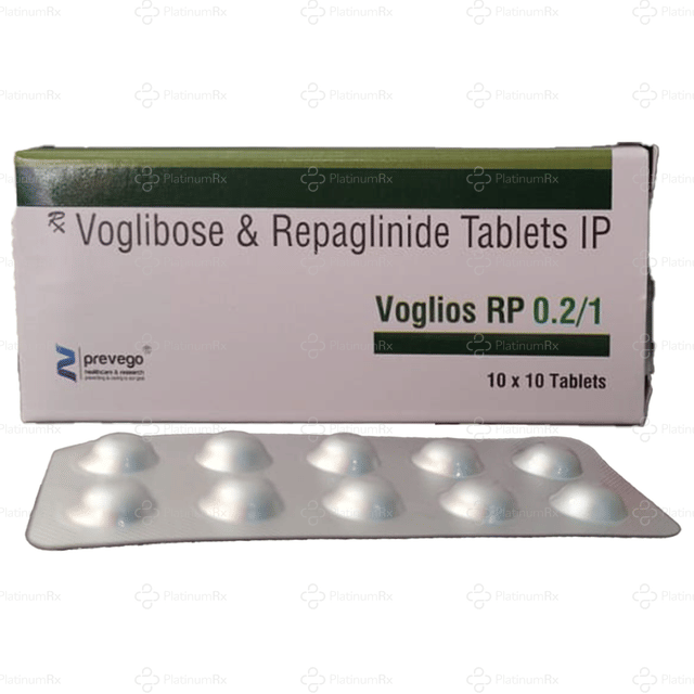 Voglios RP 1/0.2mg Tablet 10s