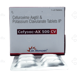 Cefydoc AX 500/125mg CV Tablet 6s