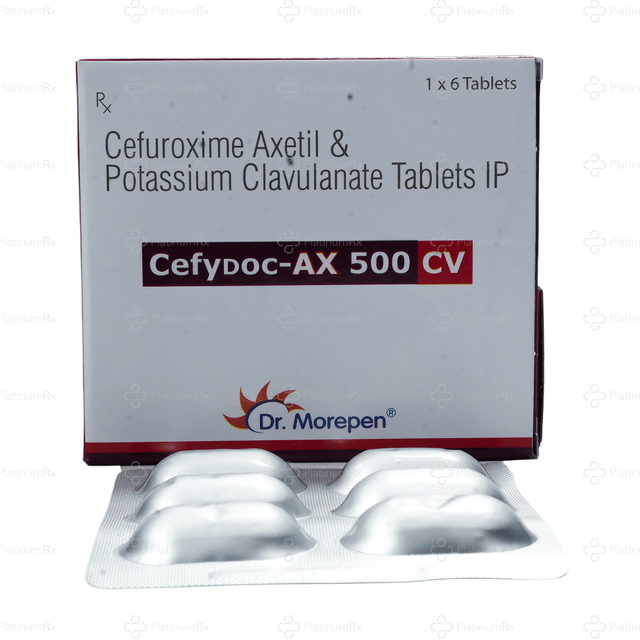 Cefydoc AX 500/125mg CV Tablet 6s