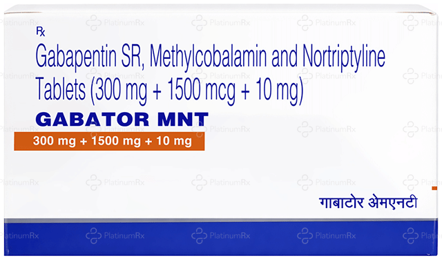 Gabator MNT 300/10mg/1500mcg Tablet 10s