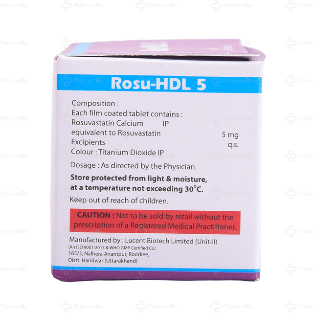 Rosu HDL 5mg Tablet 10s