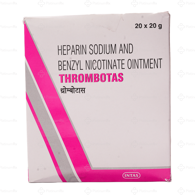 Thrombotas 2mg/50IU Ointment 20gm