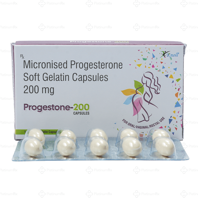 Progestone 200mg Capsule 10s
