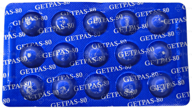Getpas 80mg Tablet DR 15s
