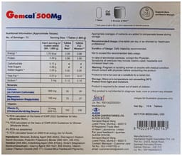 Gemcal 500mg Tablet 15s