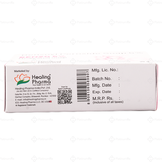 Benzo 5% Soap 75gm