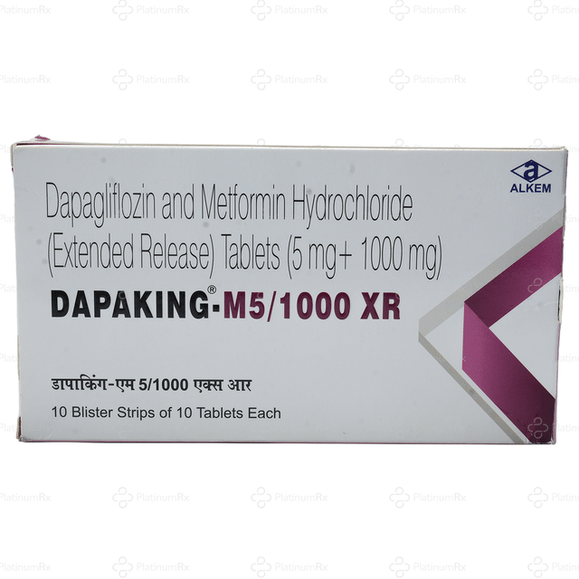 Dapaking M 5/1000mg XR Tablet ER 10s