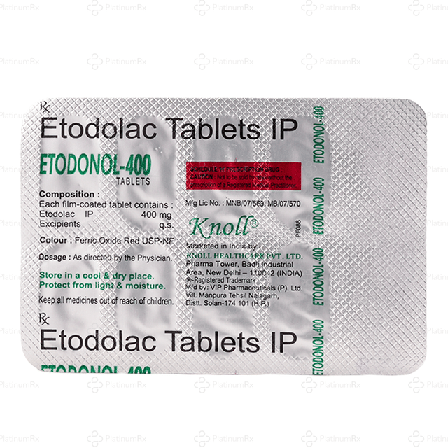 Etodonol 400mg Tablet 10s